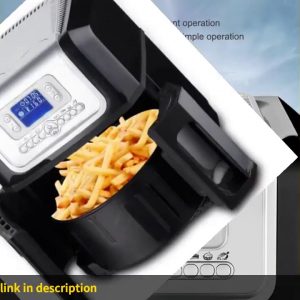 ✅LCD third generation of the whole intelligent 3.2L large capacity without oil Electric Deep Fry