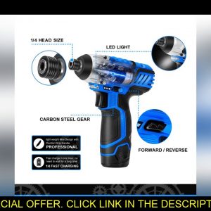 ☄️ 12V Cordless Electric Screwdriver Drill Machine Ratchet Wrench Power Tools Electric Hand Drill U