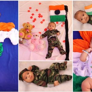Republic Day Theme Photoshoot For Babies | Babies photoshoot Ideas At Home | DIY |