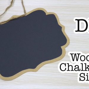 DIY Wooden Chalkboard Sign | DIY | Blackboard Hanging | Wooden Sign Decorative Board