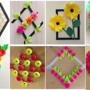 Paper Flower Wall hanging | DIY | Paper Crafts | DIY Wall Hanging | Wall Decor
