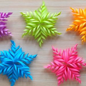 Paper Snow Flake | DIY | Paper Craft | Christmas Decoration | Wall Decor