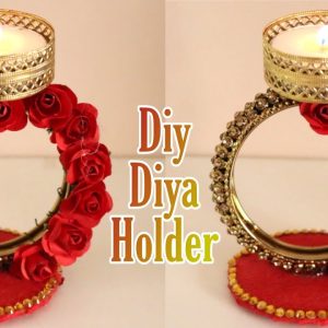 Diya Stand Making With Old Bangle | Diya Decoration | DIY | Diwali Decoration Ideas | paper craft
