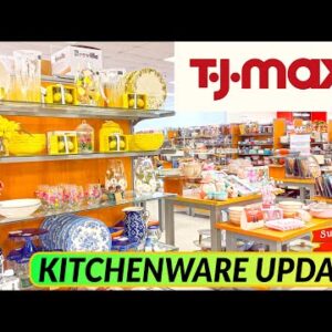 NEW TJ MAXX KITCHENWARE Dishware Tableware Plates Cups GLASSWARE Store TOUR