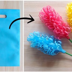 Flowers Making With Cloth Bag | DIY | Best Out Of Waste