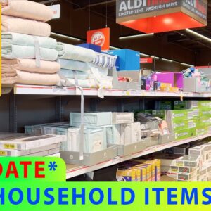 NEW Aldi 40 + Home Essentials Items + BIG SAVINGS +