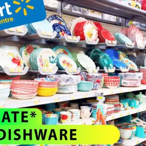 NEW WALMART KITCHENWARE Dishware Plates Tableware GLASSWARE Store Walkthrough